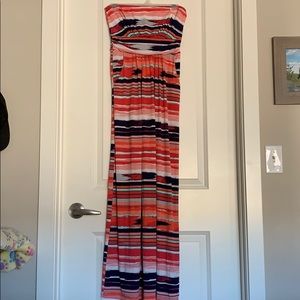 Colourful maxi dress